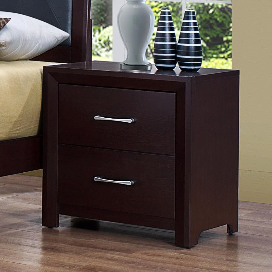 Shelburne Nightstand With Drawer And Pull Out Shelf / Brookside